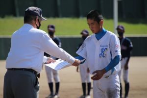 2021/10/9　第5回日本少年野球秋季大会準優勝　第37回九州大会出場決定